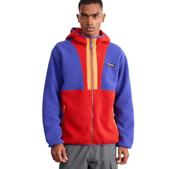 Columbia Backbowl II Remastered Full Zip Fleece Hoodie Jacket Men's Size M NWT - Picture 1 of 16